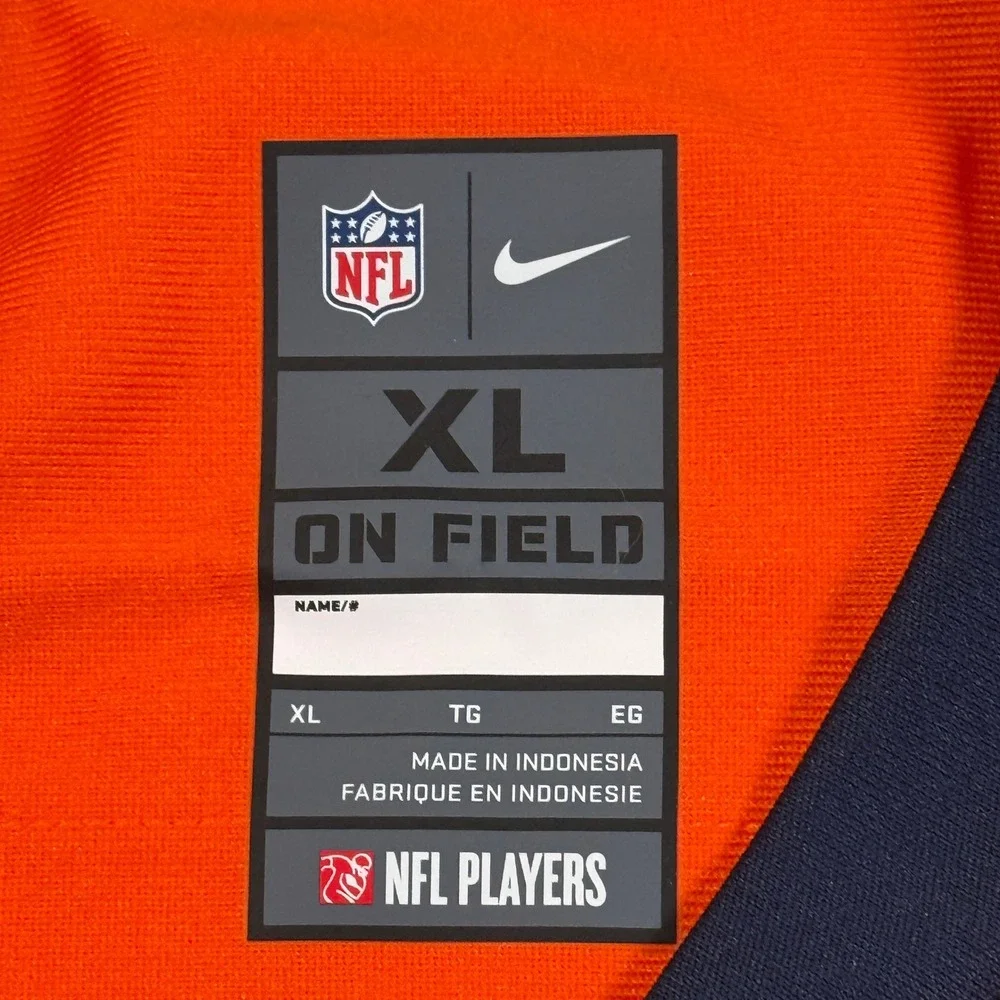 Nike Denver Broncos Russell Wilson Jersey Mens XL Orange #3 NWT NFL Football